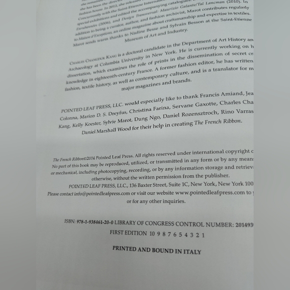THE FRENCH RIBBON First Edition Reference Book Printed in Italy 2014 - Picture 6 of 10